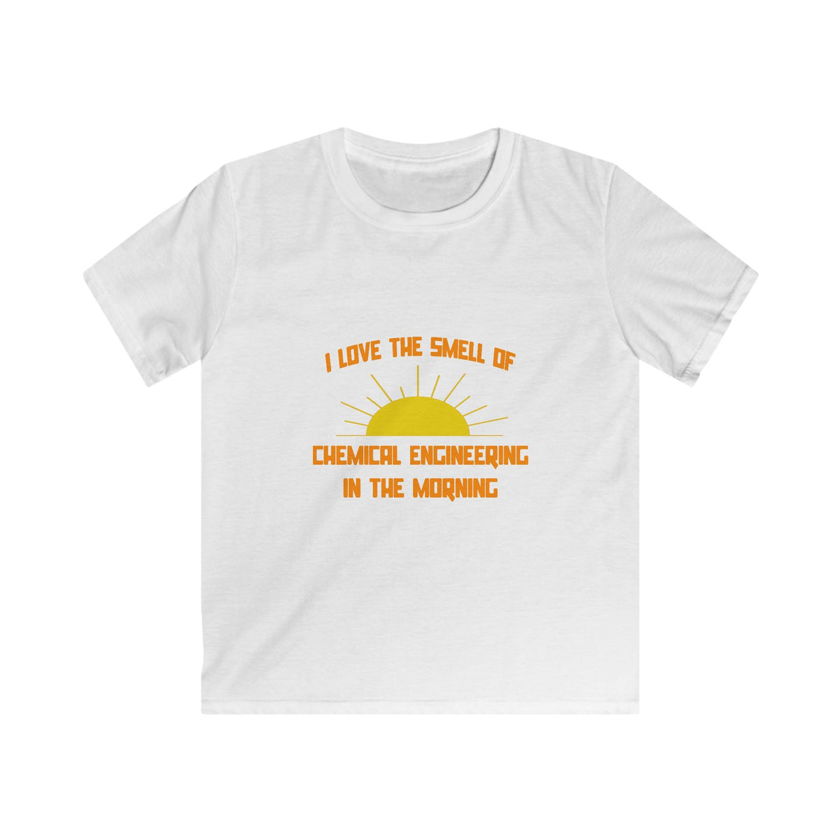 Smell of Chemical Engineering in the Morning - Kids Softstyle Tee