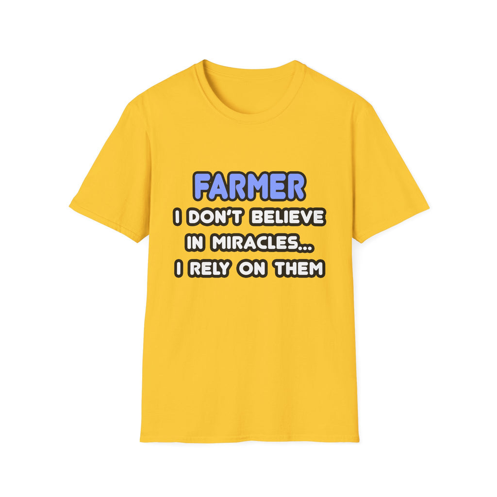 Miracles and Farmers - Unisex Softstyle T-Shirt