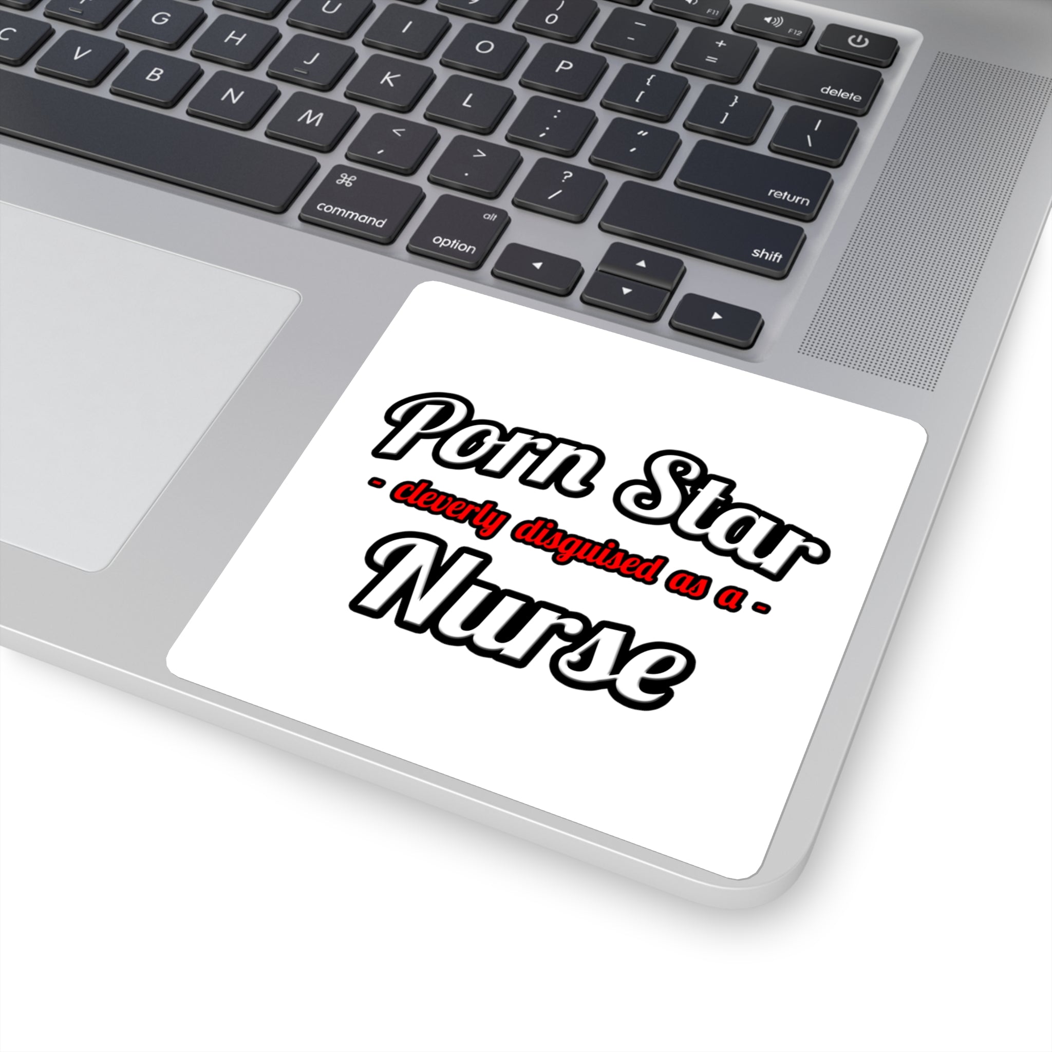 Porn Star...Nurse - Square Stickers