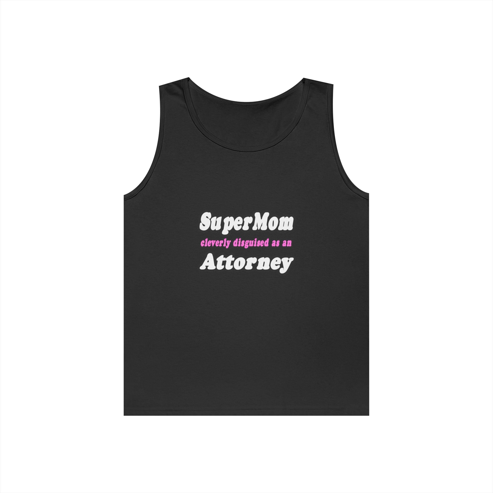 SuperMom Attorney - Unisex Heavy Cotton Tank Top