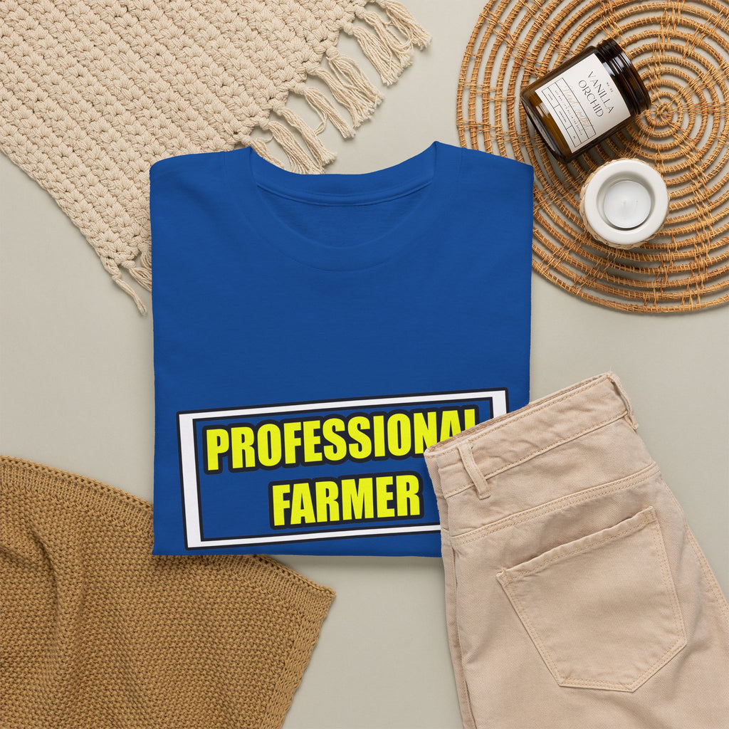 Professional Farmer...Don't Try This At Home - Unisex Heavy Cotton Tee