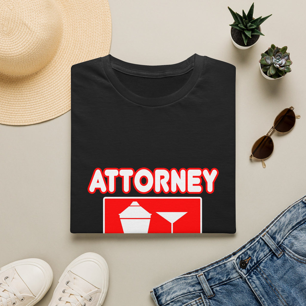 Attorney...Will Work For Cocktails - Unisex Softstyle T-Shirt