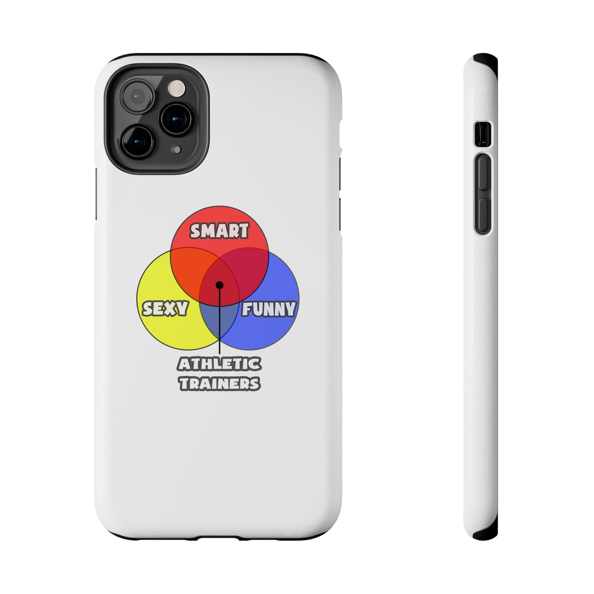 Venn Diagram .. Athletic Trainers - Tough Phone Cases