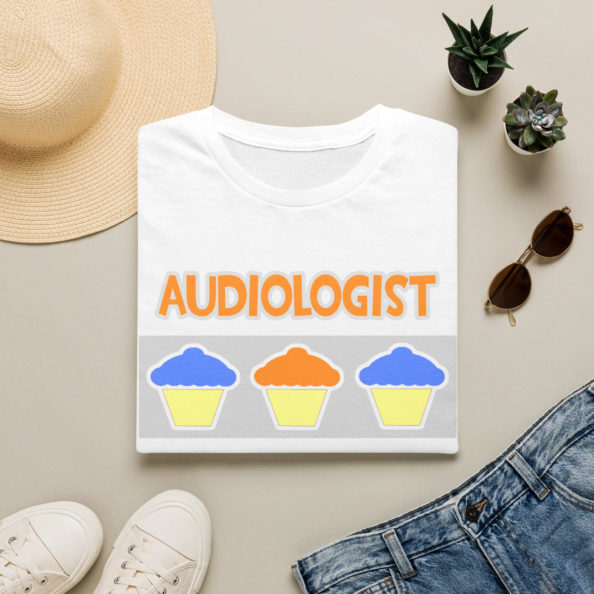Audiologist ... Will Work For Cupcakes - Unisex Softstyle T-Shirt