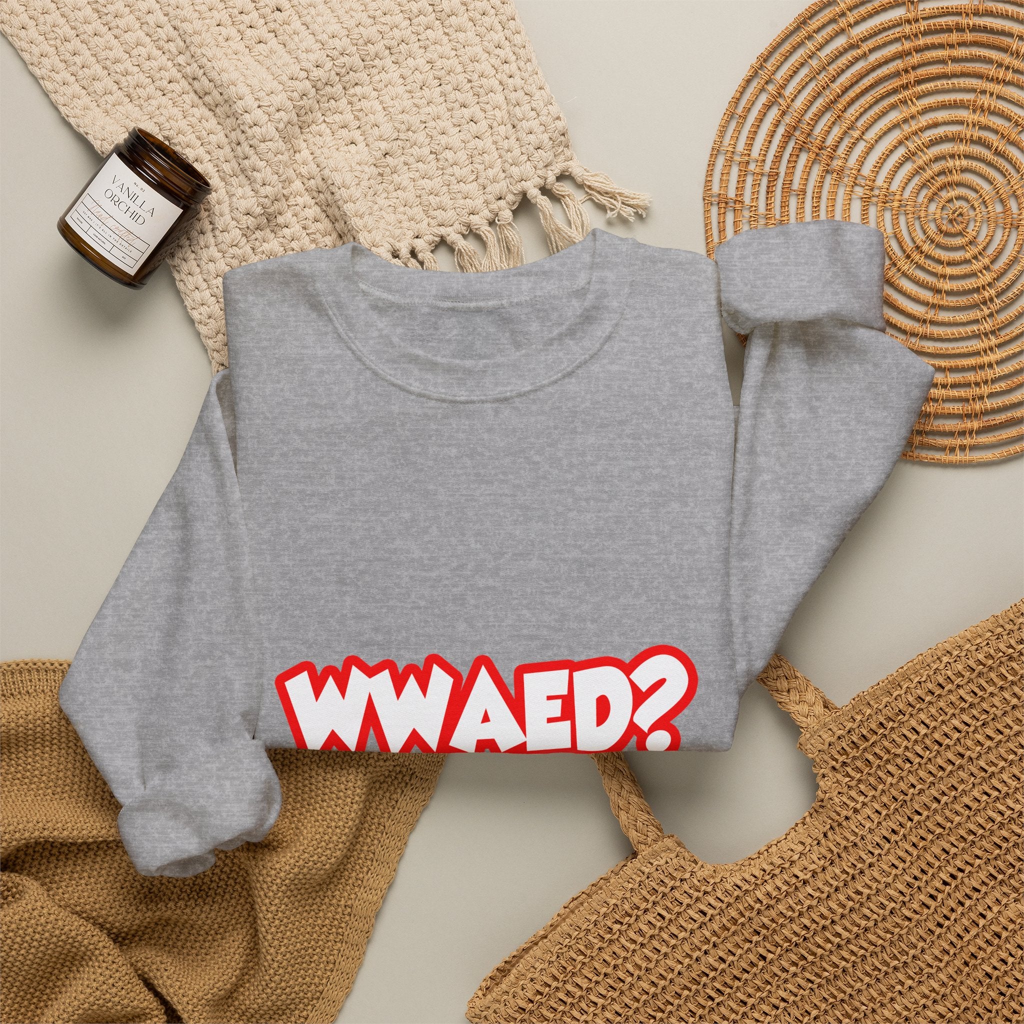 WWAED...What Would an Aerospace Engineer Do - Unisex Heavy Blend™ Crewneck Sweatshirt