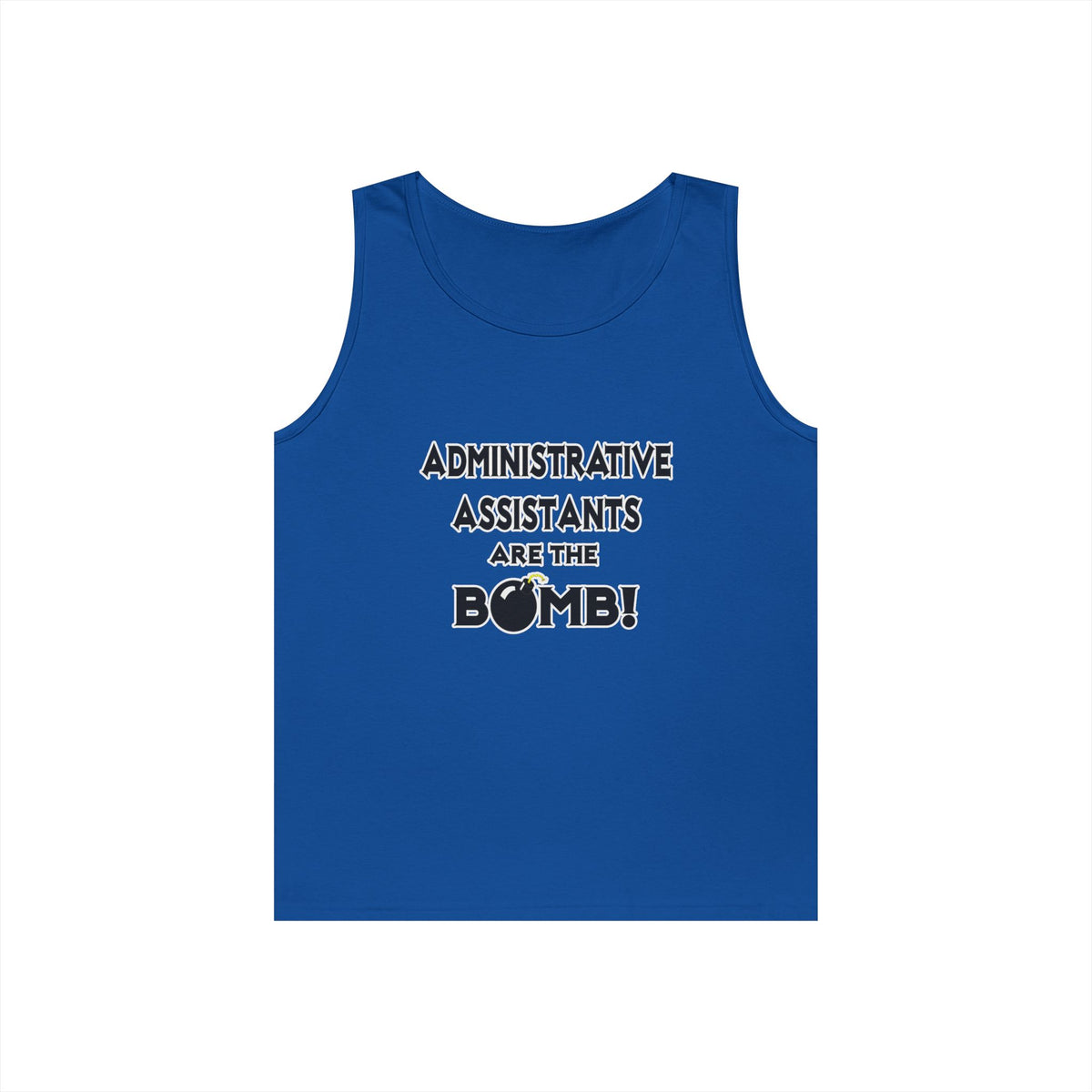 Administrative Assistants Are The Bomb! (2) - Unisex Heavy Cotton Tank Top