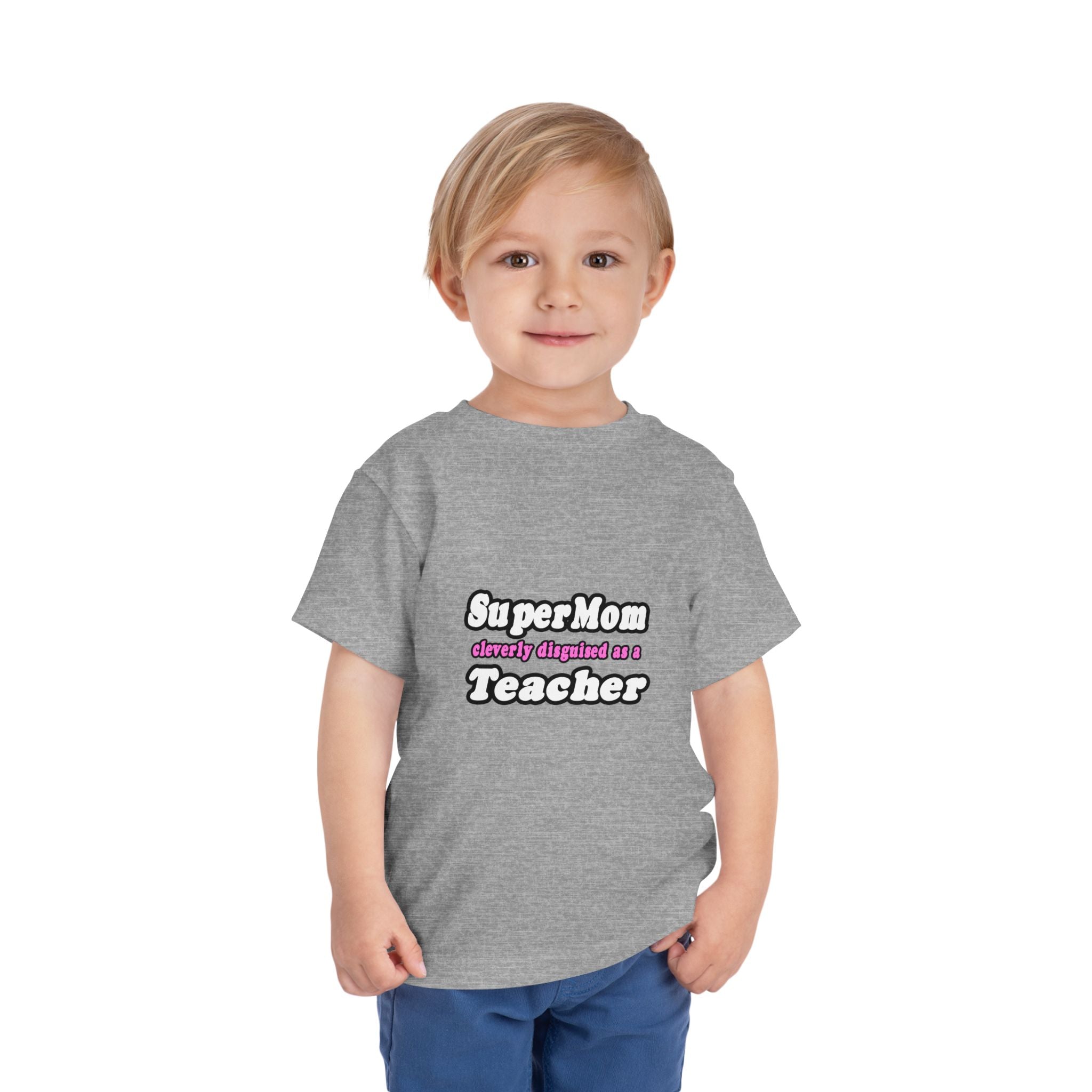 supermom teacher - Toddler Short Sleeve Tee