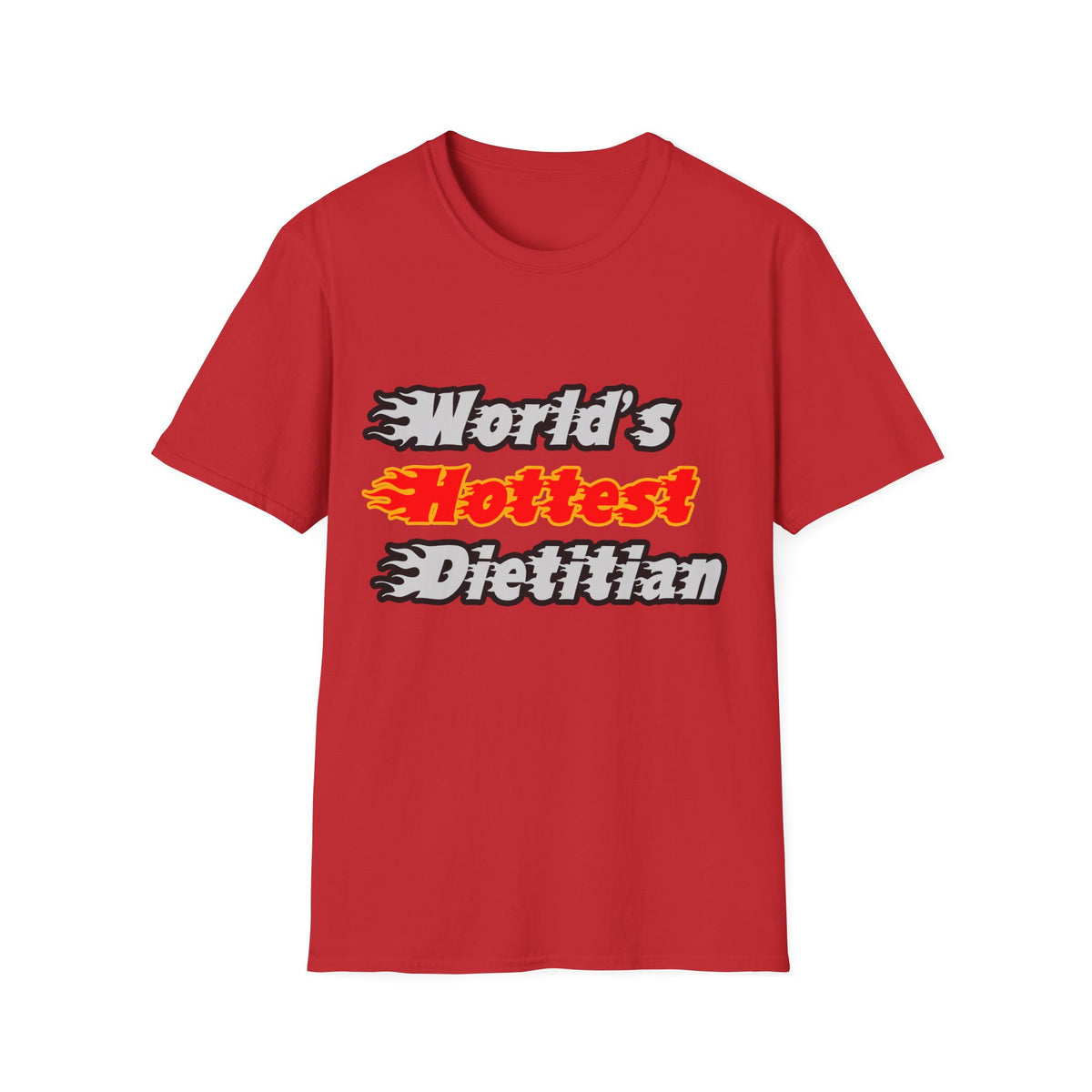 World's Hottest Dietitian - Unisex Softstyle T-Shirt