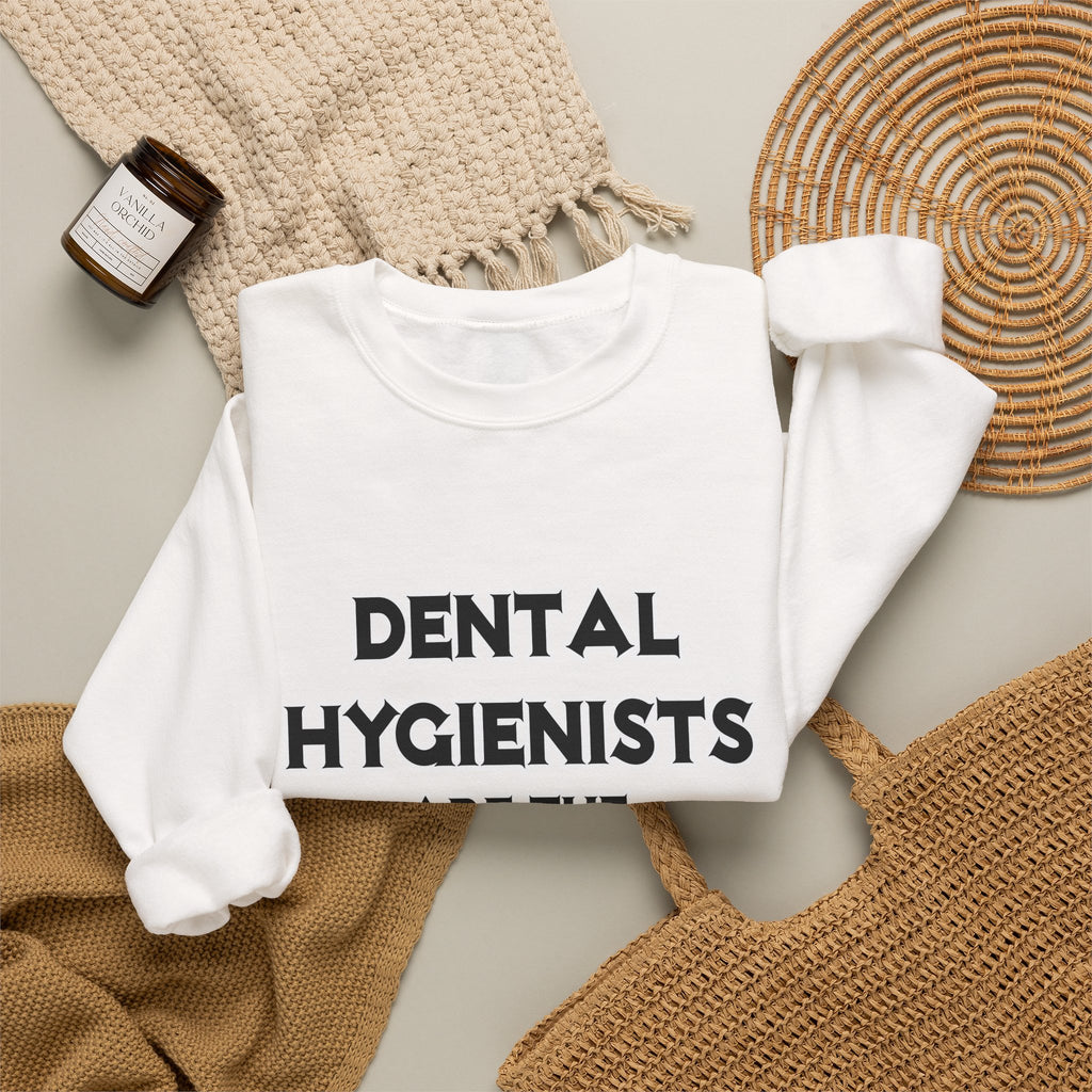 Dental Hygienists Are The Bomb! - Unisex Heavy Blend™ Crewneck Sweatshirt