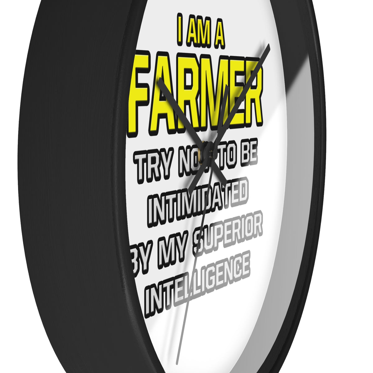 Farmer...Superior Intelligence - Wall Clock