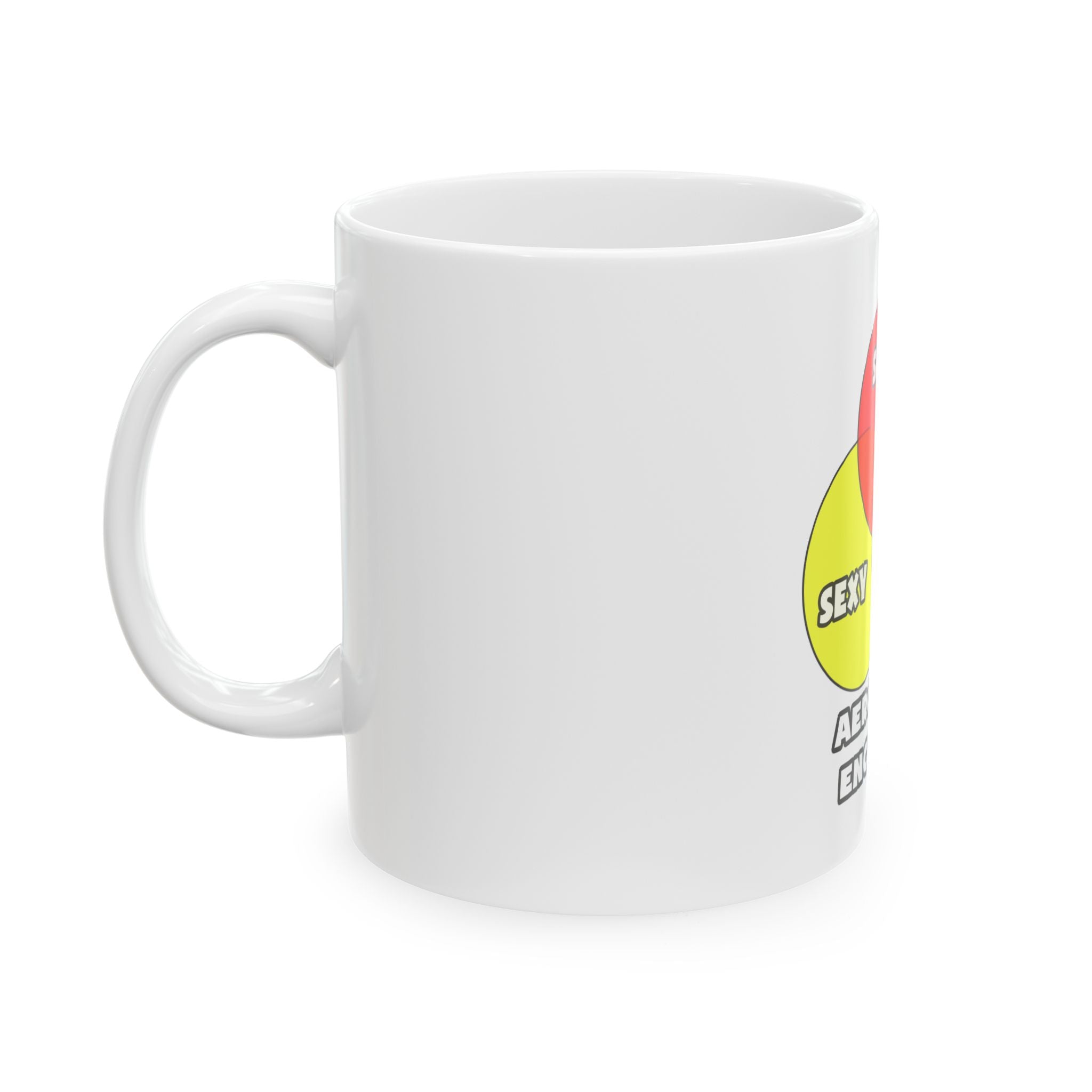Venn Diagram .. Aerospace Engineers - Ceramic Mug, (11oz, 15oz)