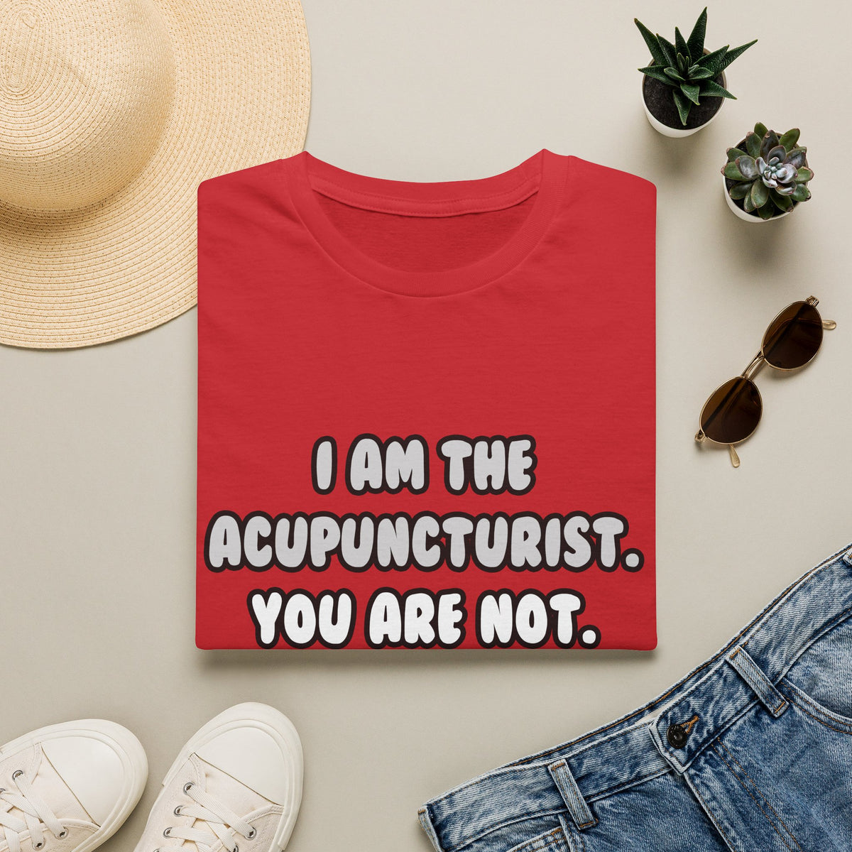Deal With It ... Funny Acupuncturist - Unisex Softstyle T-Shirt