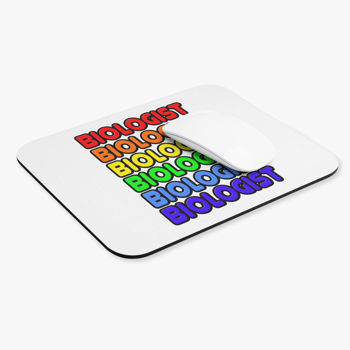 Rainbow Biologist - Mouse Pad (Rectangle)