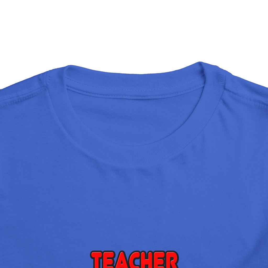 Rainbow Teacher - Toddler Short Sleeve Tee