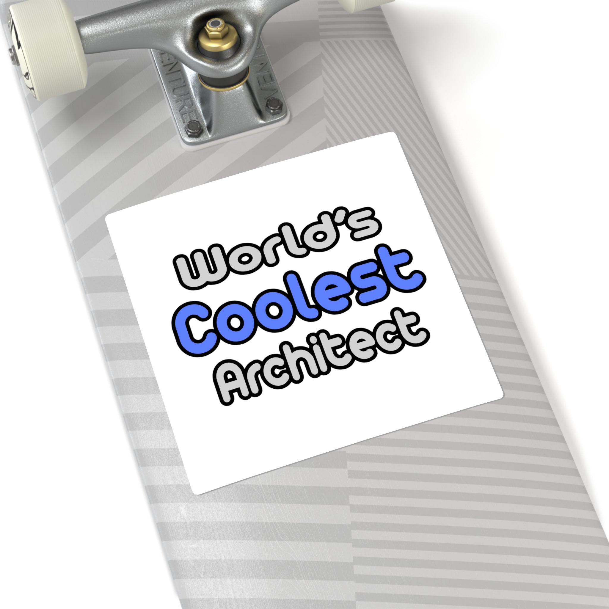 World's Coolest Architect - Square Stickers