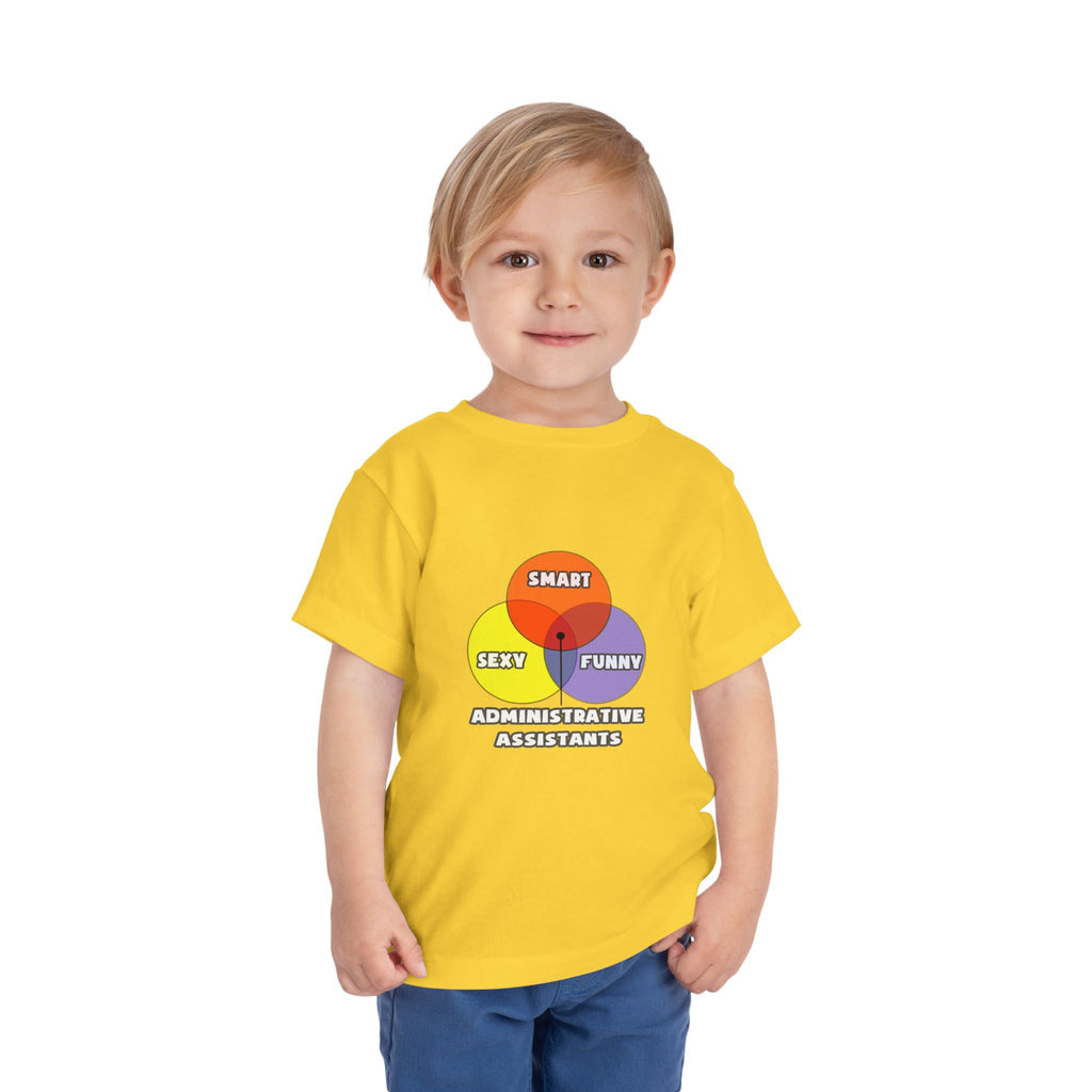 Venn Diagram .. Administrative Assistants - Toddler Short Sleeve Tee