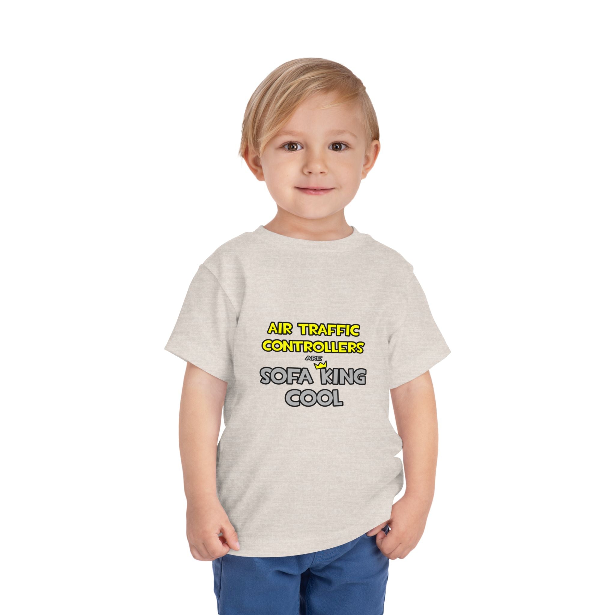 Air Traffic Controllers Are Sofa King Cool - Toddler Short Sleeve Tee