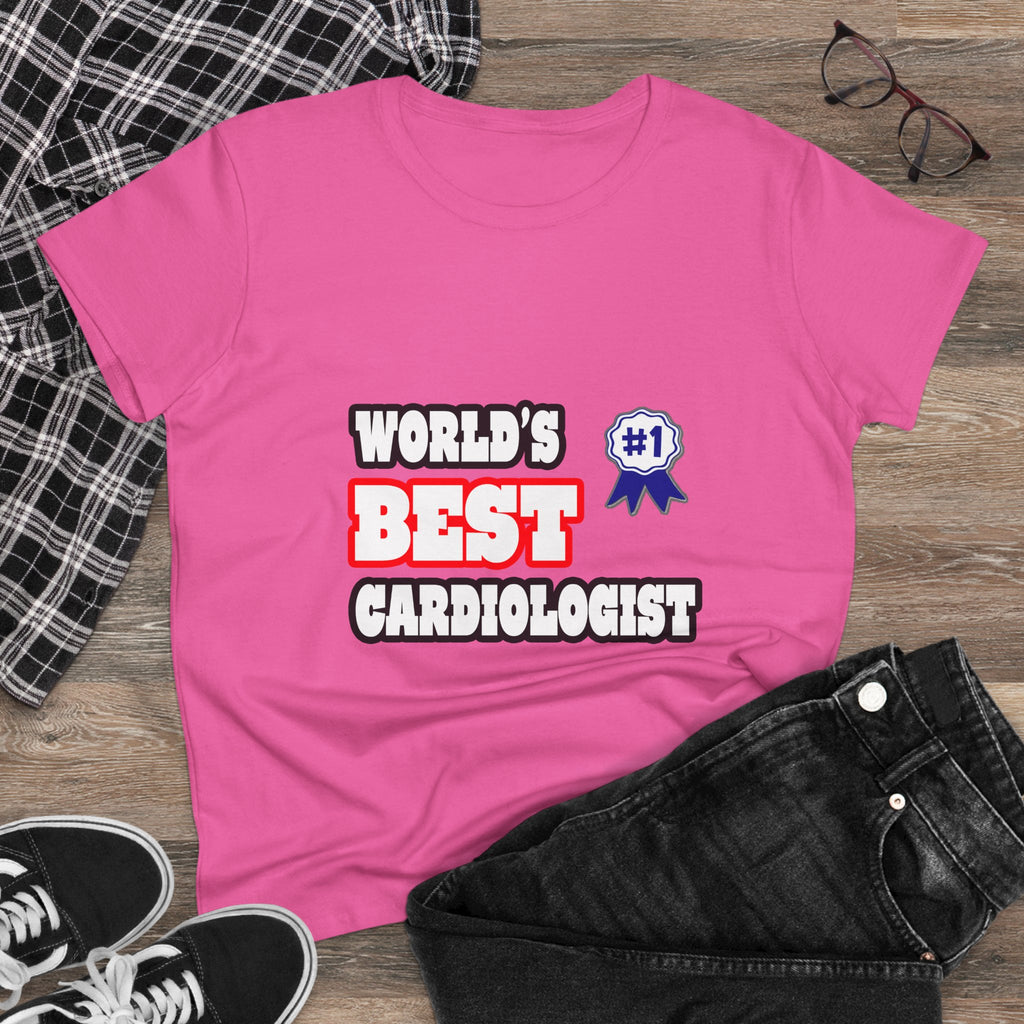 World's Best Cardiologist - Women's Midweight Cotton Tee