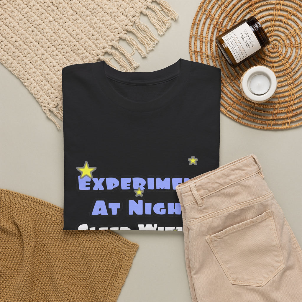 Experiment At Night...Sleep With a Chemist - Unisex Heavy Cotton Tee