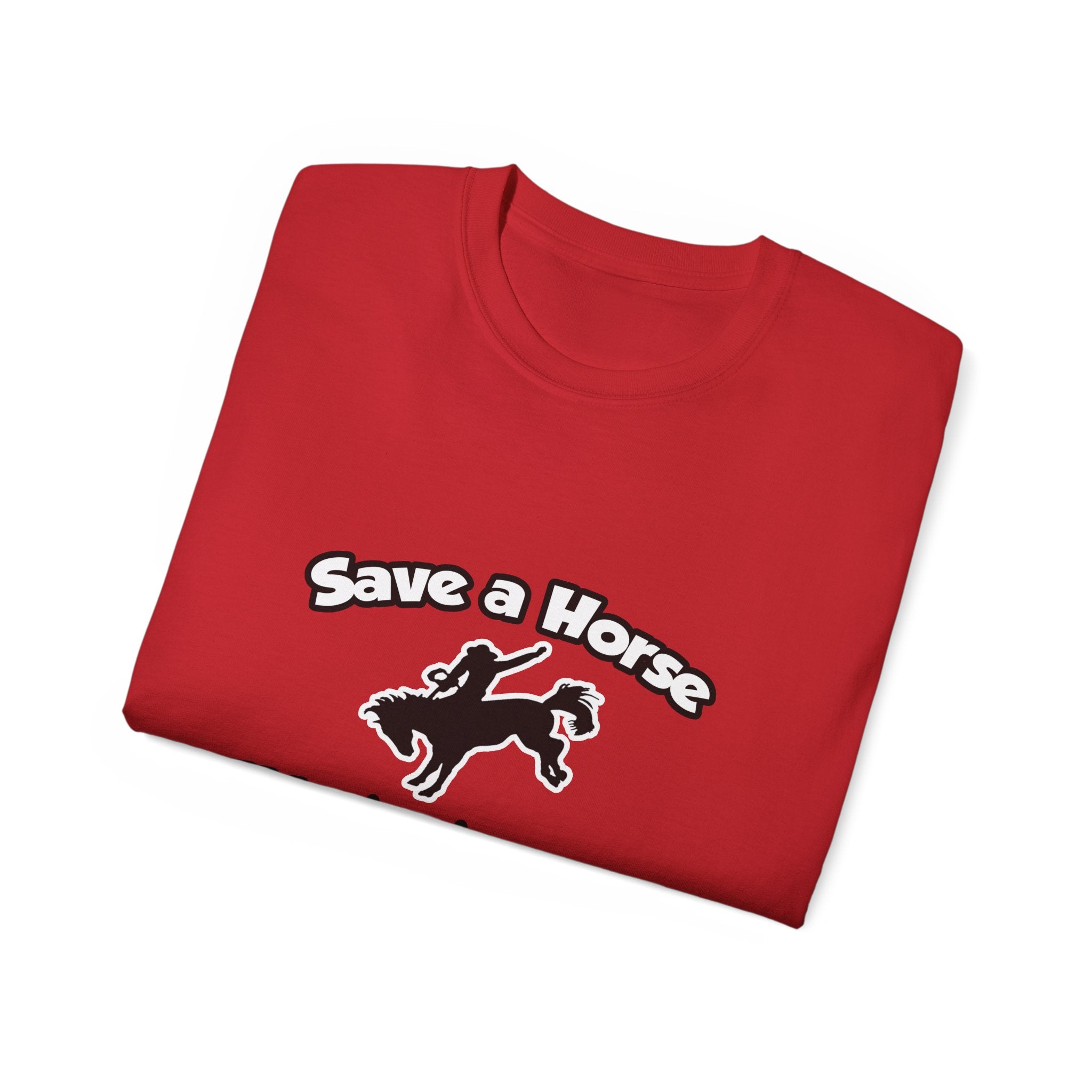 Save a Horse, Ride an Aerospace Engineer - Unisex Ultra Cotton Tee