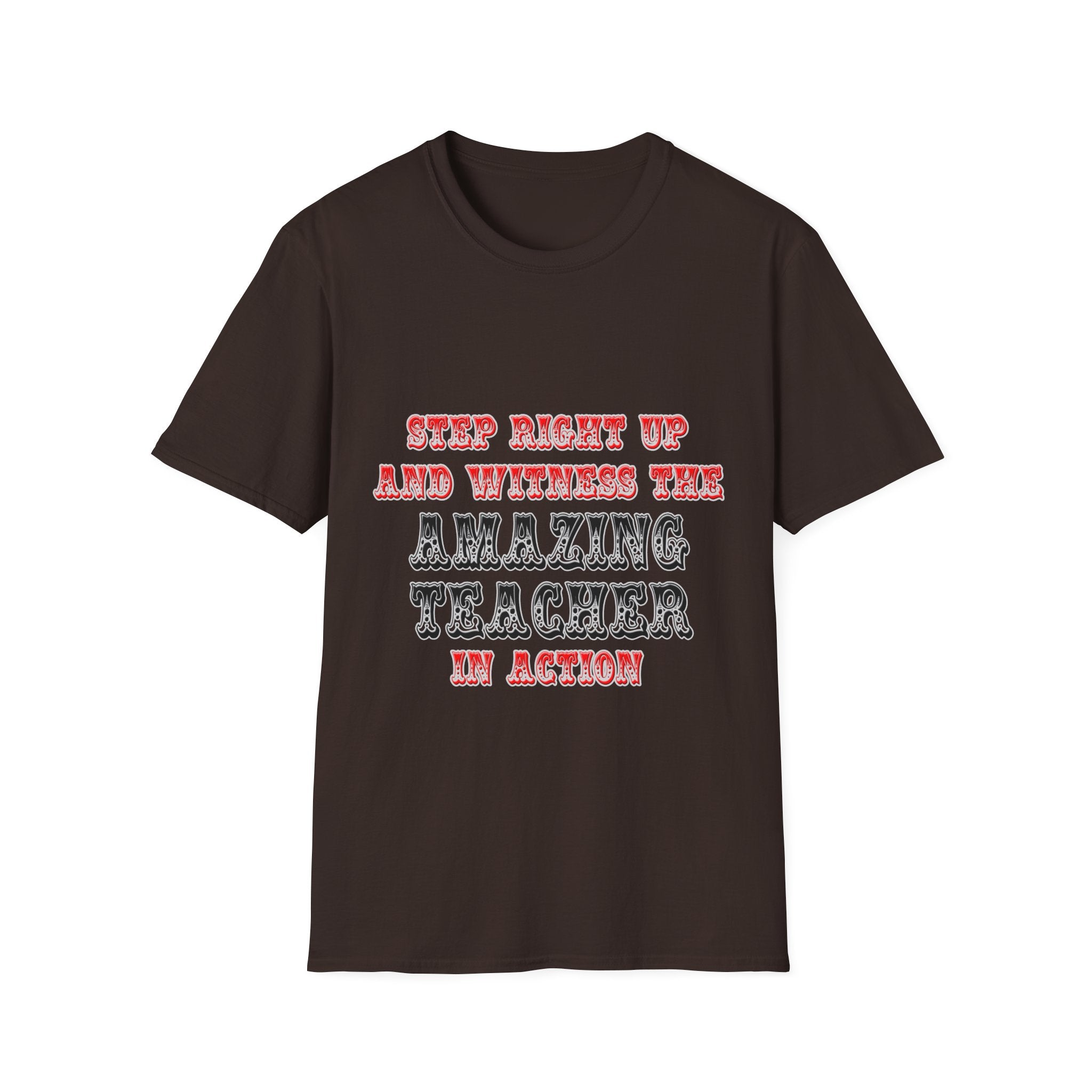 Amazing Teacher In Action - Unisex Softstyle T-Shirt
