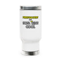 Firefighters Are Sofa King Cool - Stainless Steel Travel Mug with Handle, 14oz