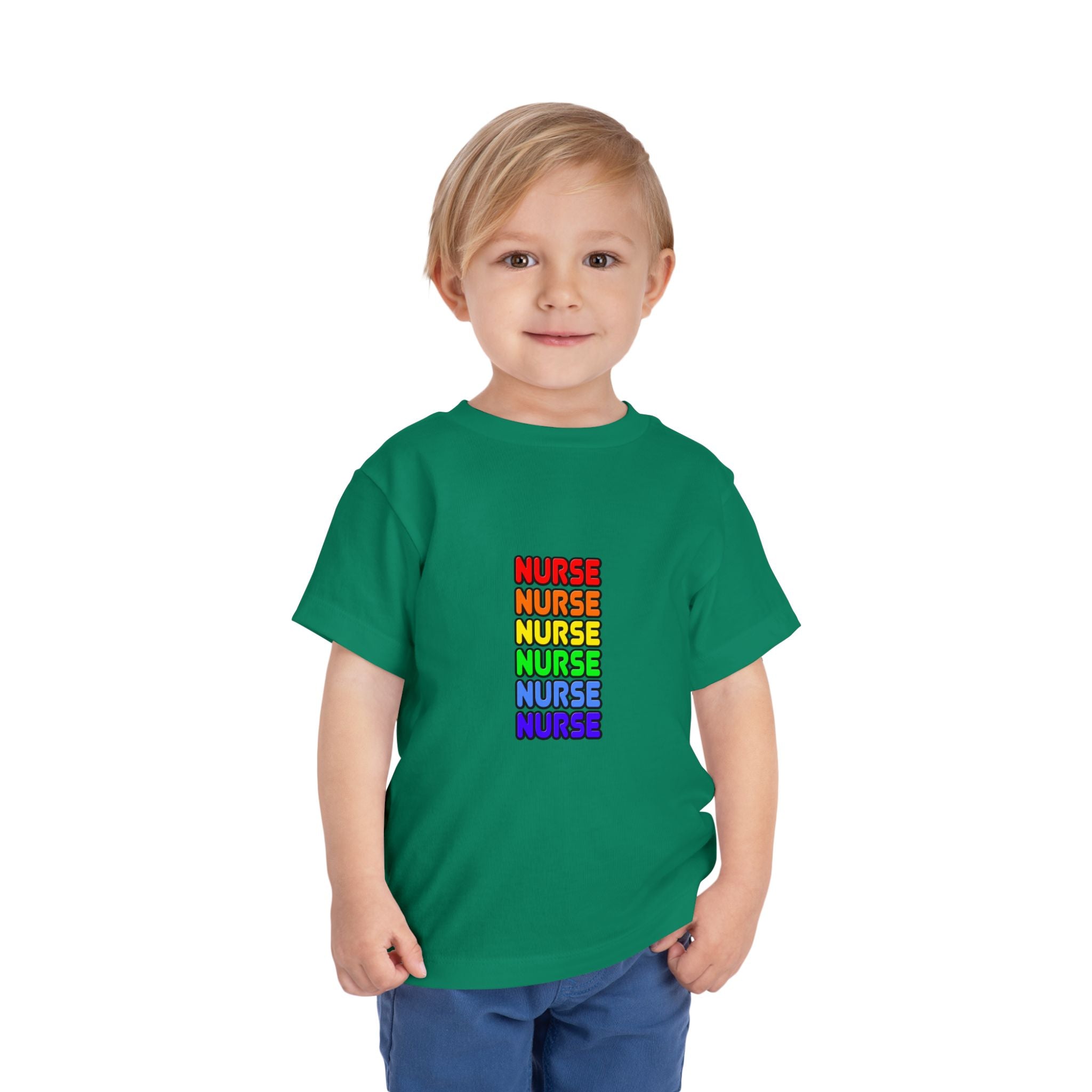 Rainbow Nurse - Toddler Short Sleeve Tee