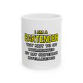 Bartender...Superior Intelligence - Ceramic Mug, (11oz, 15oz)