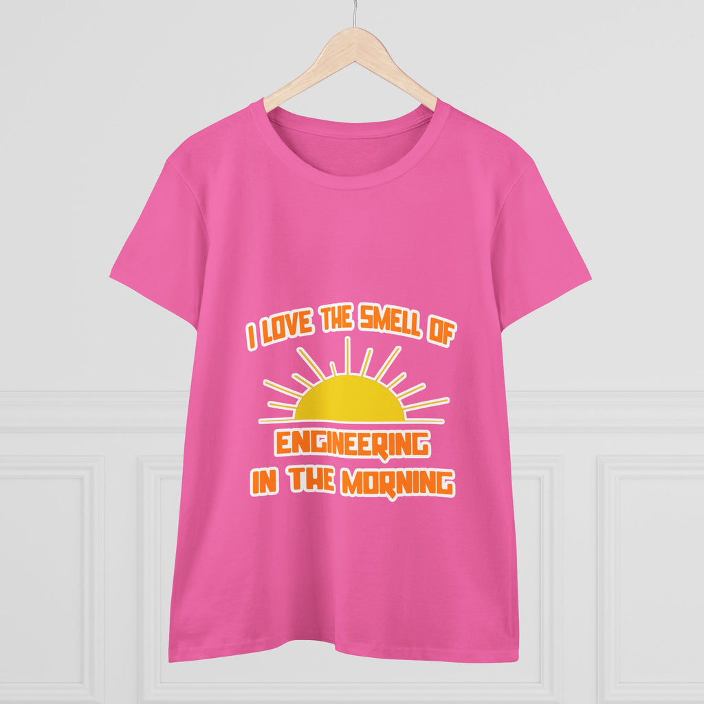 Smell of Engineering in the Morning - Women's Midweight Cotton Tee