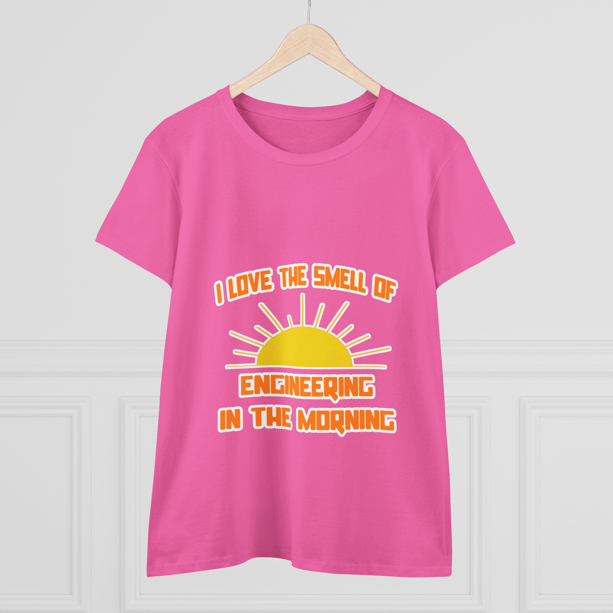 Smell of Engineering in the Morning - Women's Midweight Cotton Tee