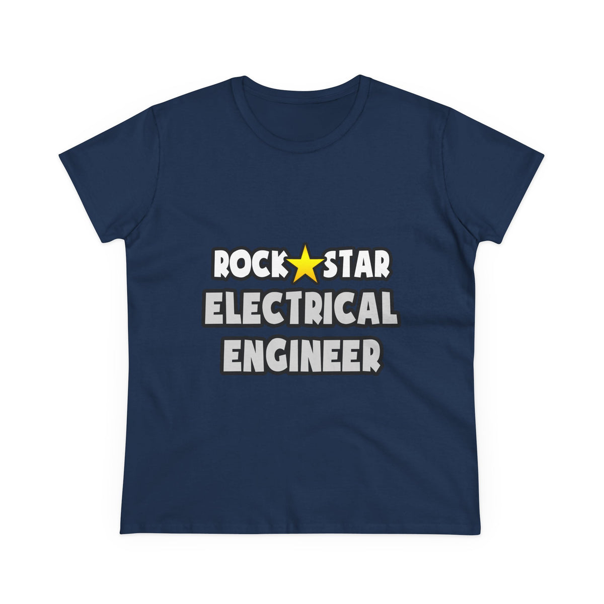 Rock Star Electrical Engineer - Women's Midweight Cotton Tee