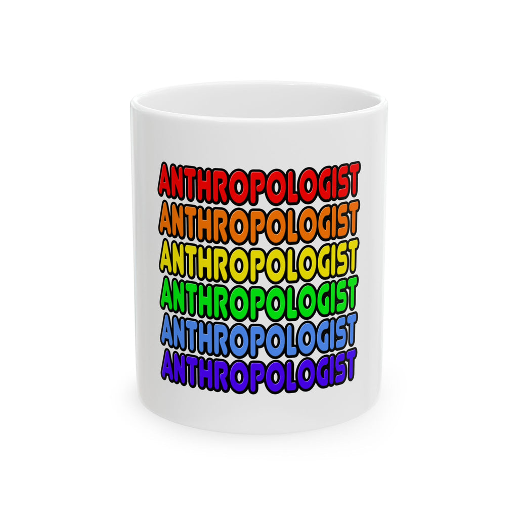 Rainbow Anthropologist - Ceramic Mug, (11oz, 15oz)