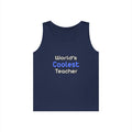 World's Coolest Teacher - Unisex Heavy Cotton Tank Top