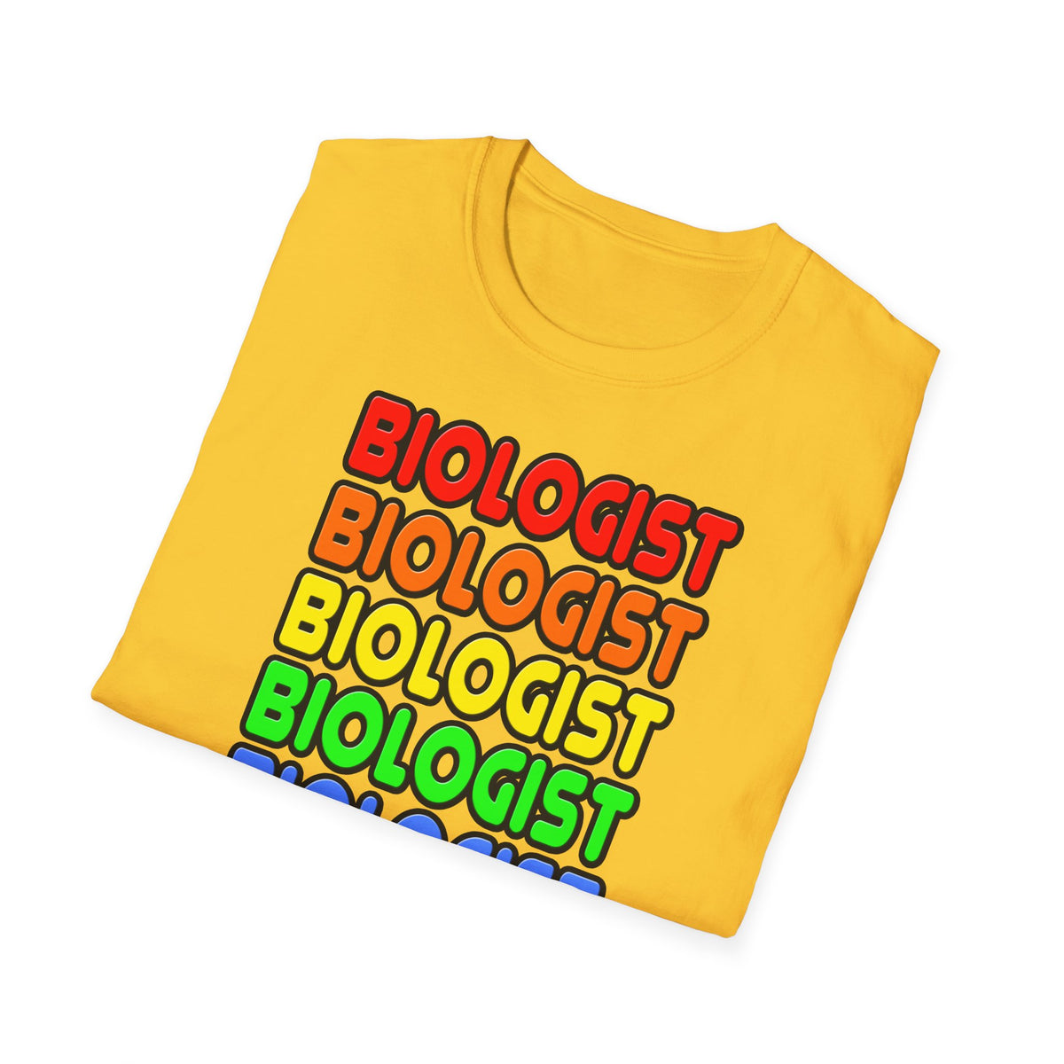 Rainbow Biologist - Unisex Softstyle T-Shirt