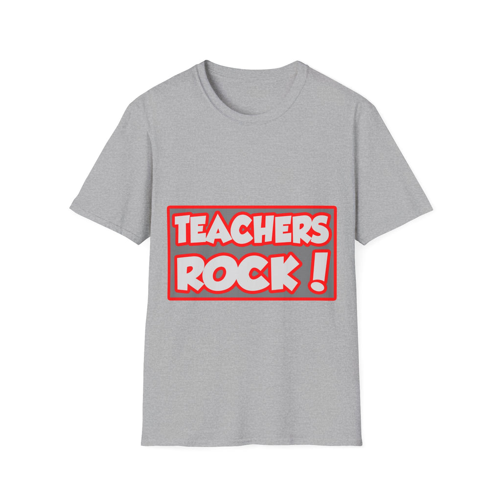 Teachers Rock! - Unisex Softstyle T-Shirt