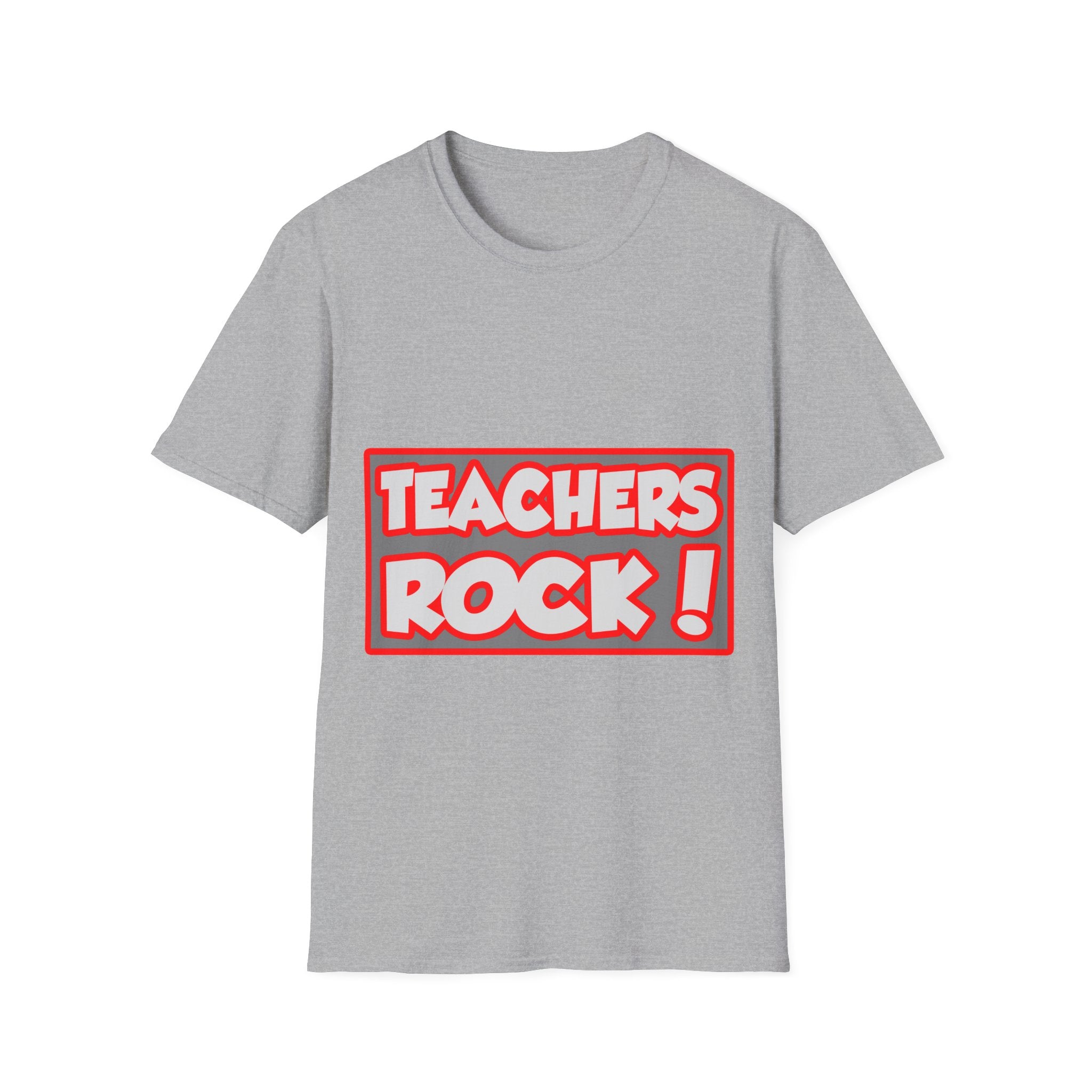 Teachers Rock! - Unisex Softstyle T-Shirt