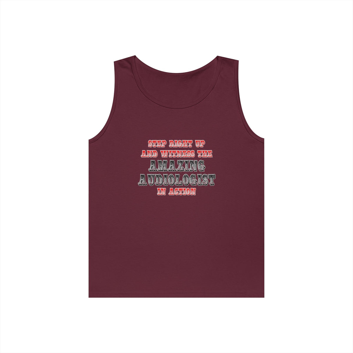 Amazing Audiologist In Action - Unisex Heavy Cotton Tank Top