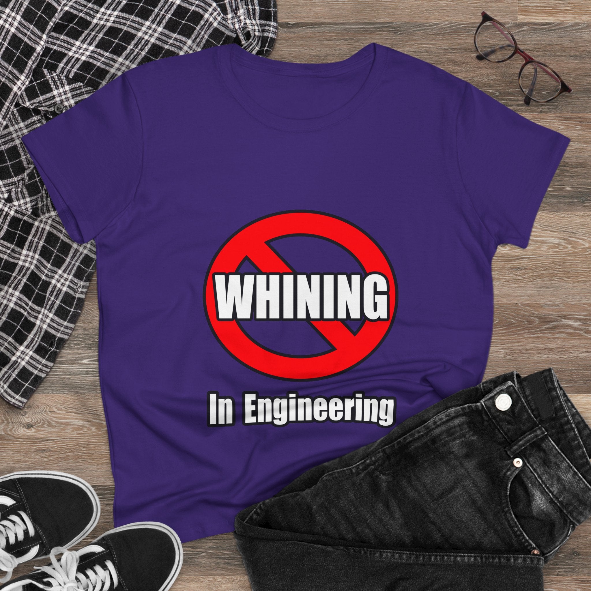 No Whining In Engineering (2) - Women's Midweight Cotton Tee