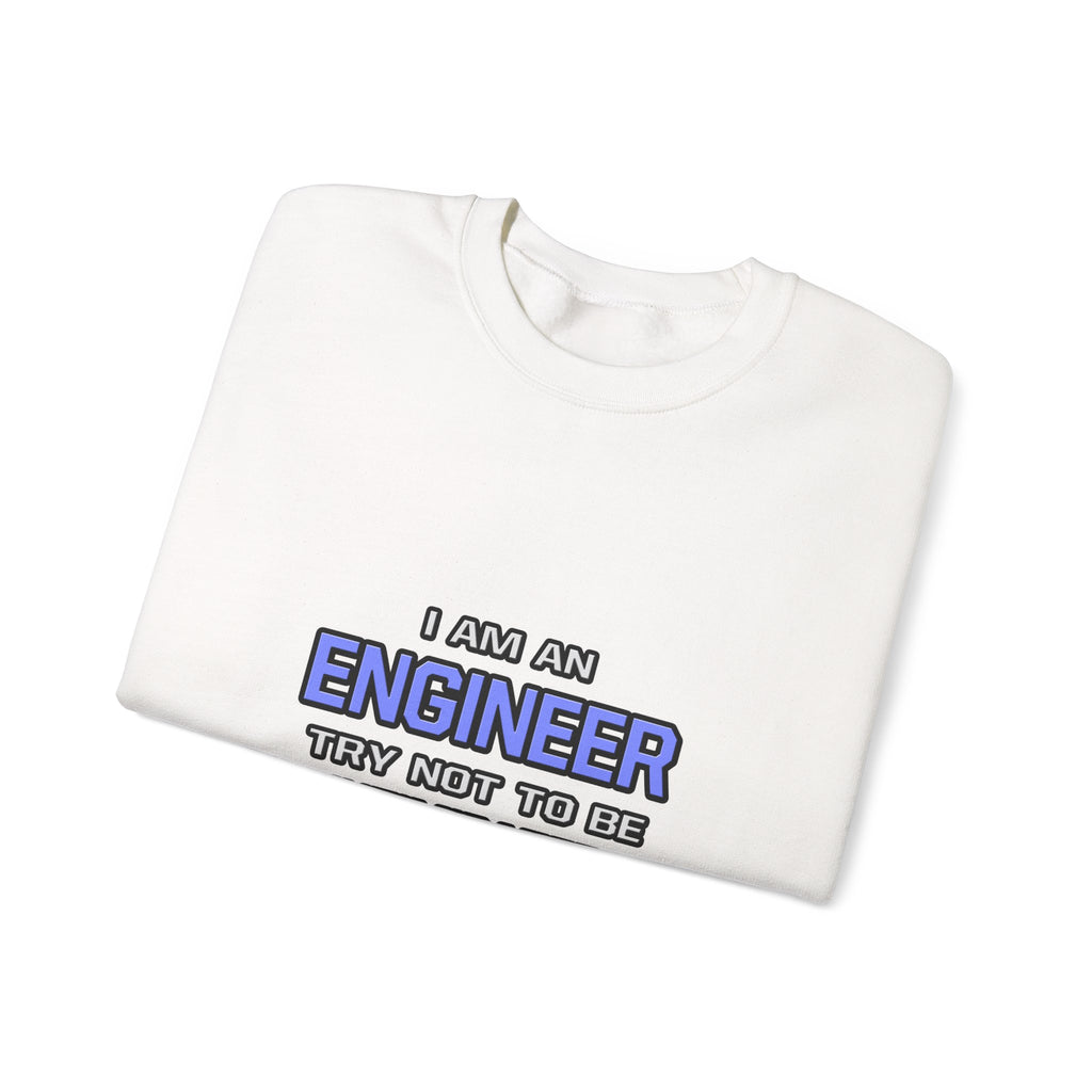 Engineer Joke ... Superior Intelligence - Unisex Heavy Blend™ Crewneck Sweatshirt