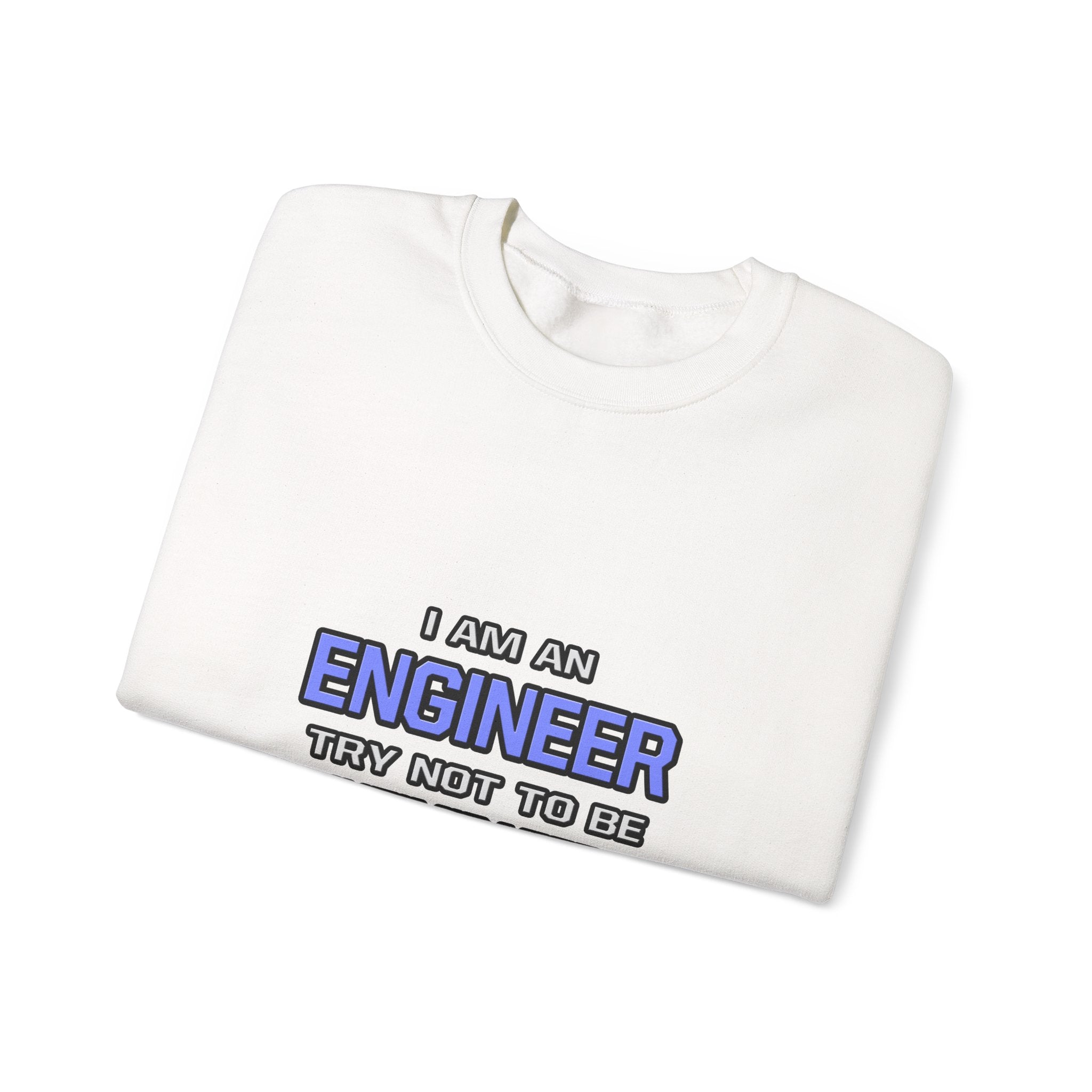 Engineer Joke ... Superior Intelligence - Unisex Heavy Blend™ Crewneck Sweatshirt