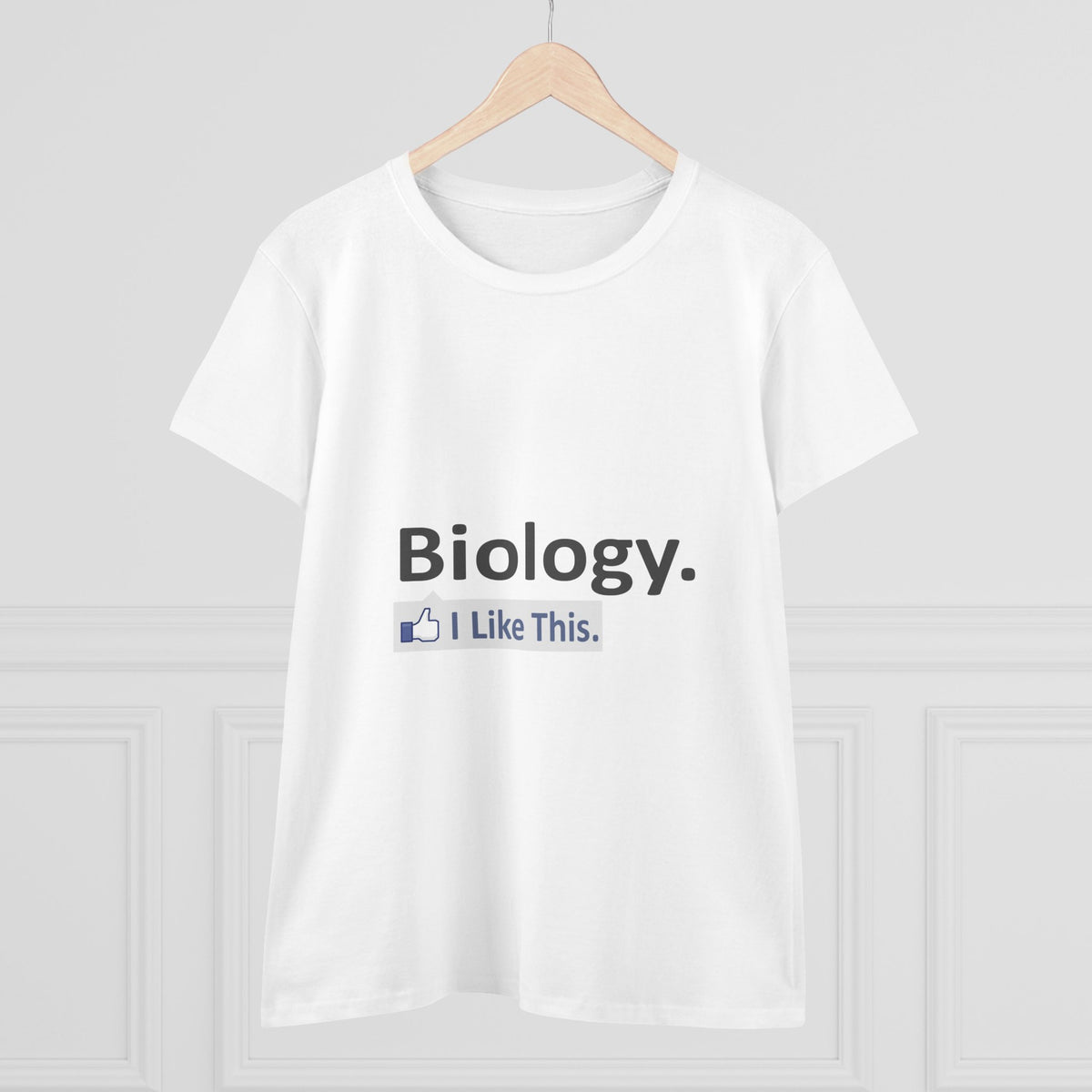 Biology...I Like This - Women's Midweight Cotton Tee