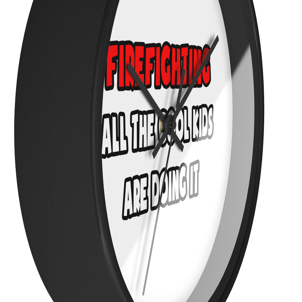 Funny Firefighter Shirts and Gifts - Wall Clock