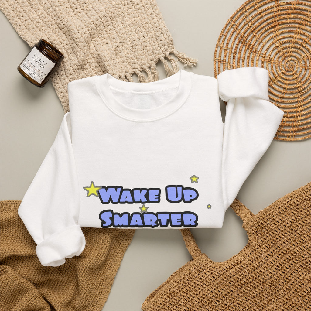 Wake Up Smarter...Sleep With a Teacher - Unisex Heavy Blend™ Crewneck Sweatshirt