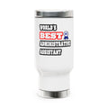 World's Best Administrative Assistant - Stainless Steel Travel Mug with Handle, 14oz