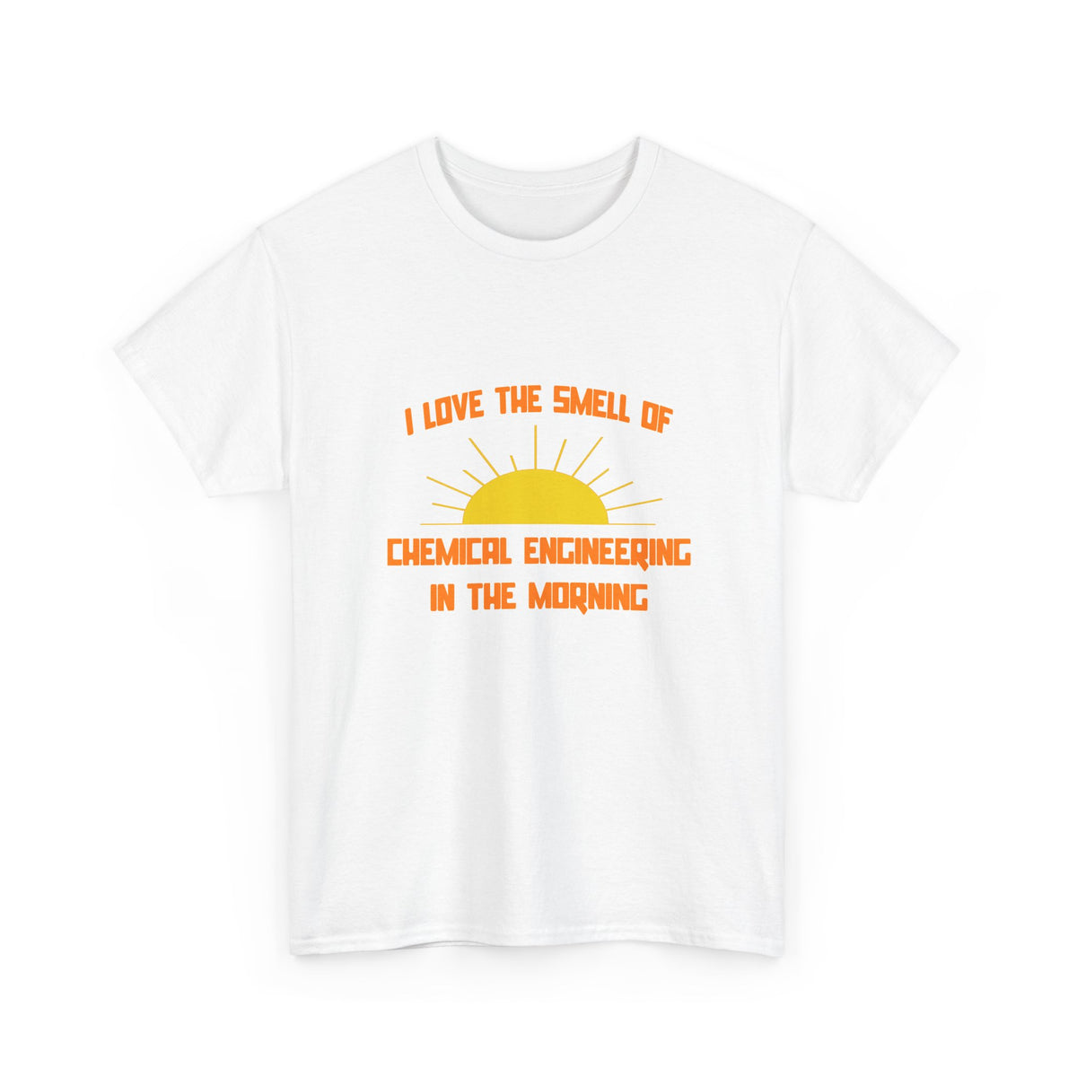 Smell of Chemical Engineering in the Morning - Unisex Heavy Cotton Tee