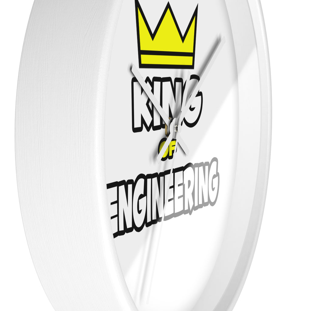 King of Engineering - Wall Clock