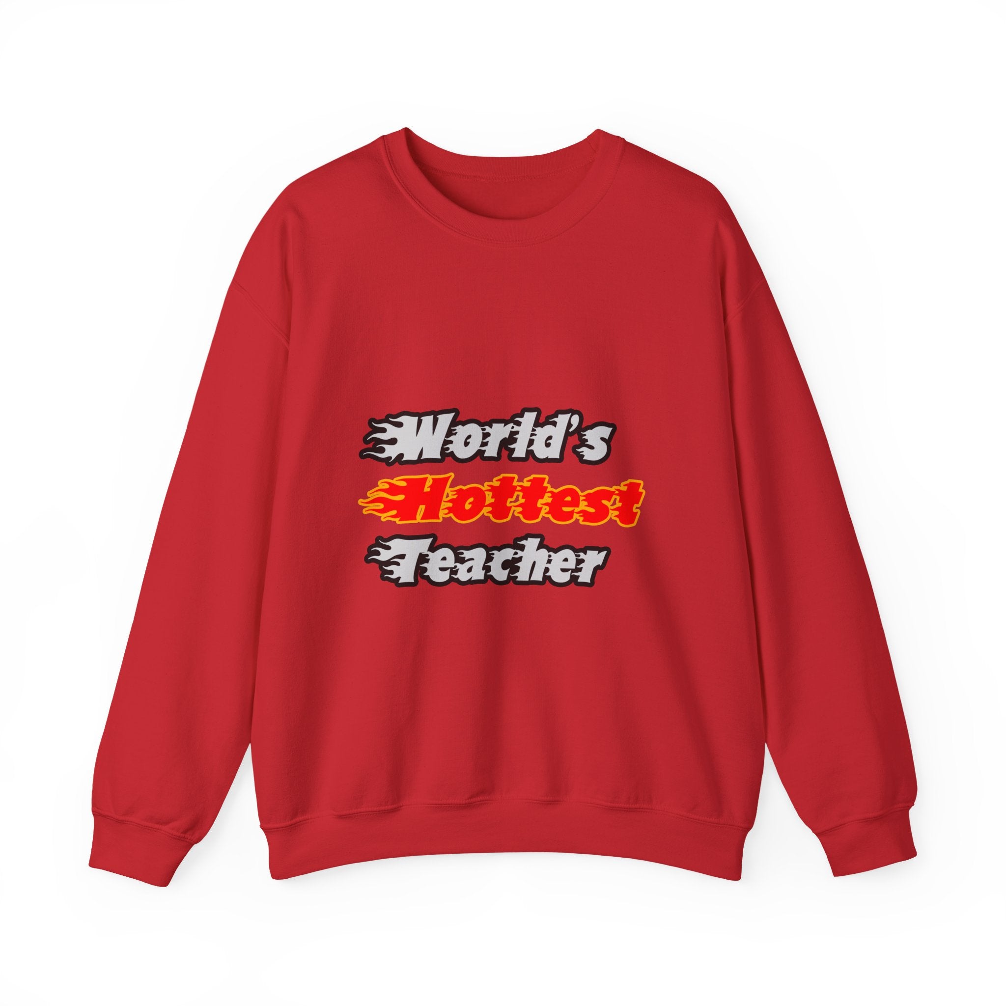 World's Hottest Teacher - Unisex Heavy Blend™ Crewneck Sweatshirt