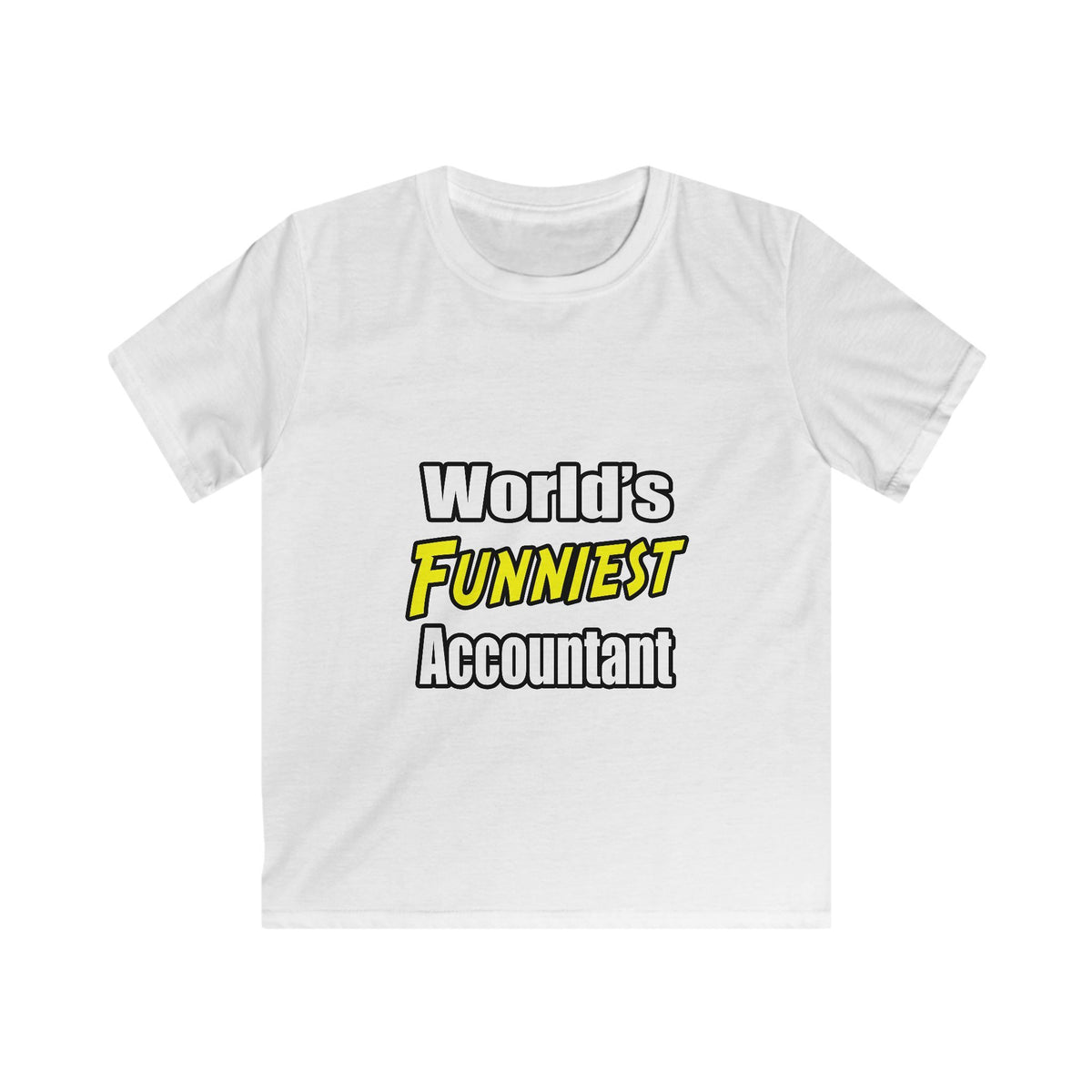 World's Funniest Accountant - Kids Softstyle Tee
