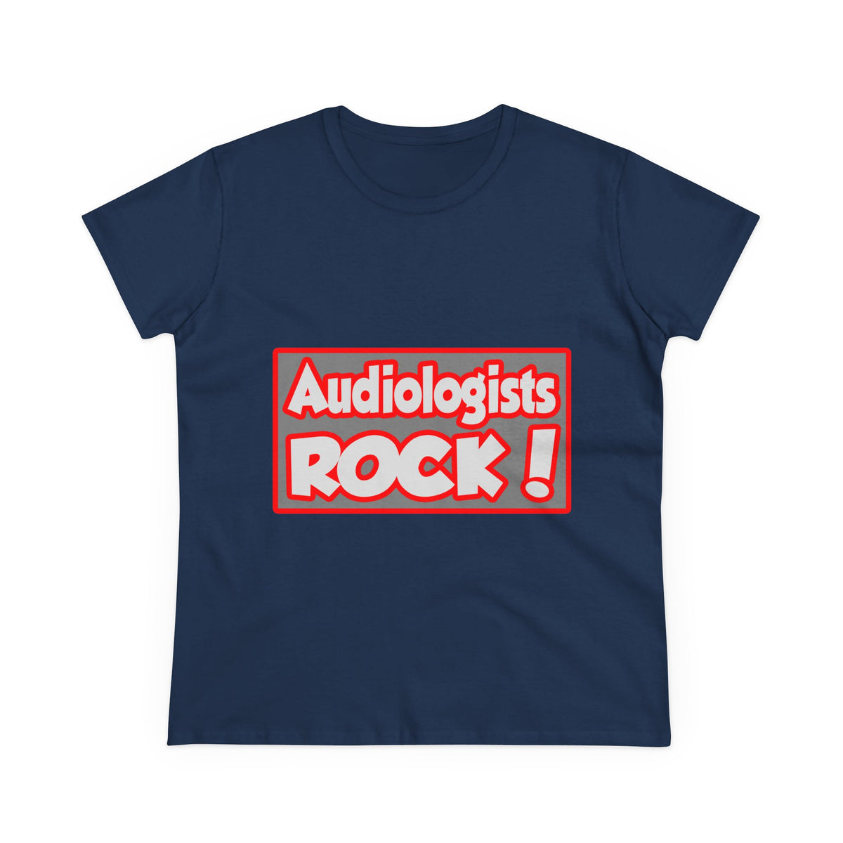 Audiologists Rock! - Women's Midweight Cotton Tee