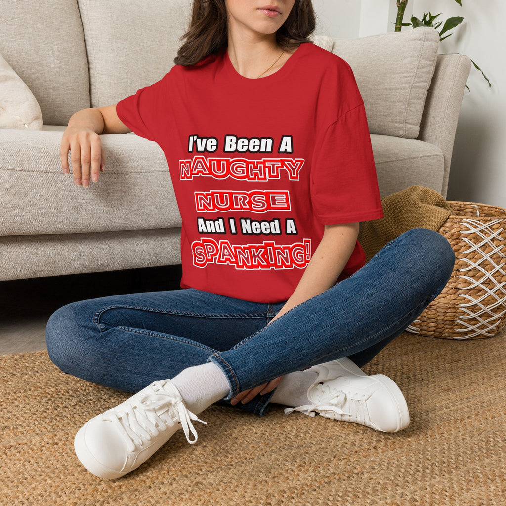 Naughty Nurse...Need a Spanking - Unisex Softstyle T-Shirt